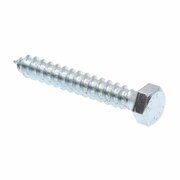 PRIME-LINE Hex Lag Screws, 3/8 in. X 2-1/2 in., A307 Grade A Zinc Plated Steel, 25PK 9056218